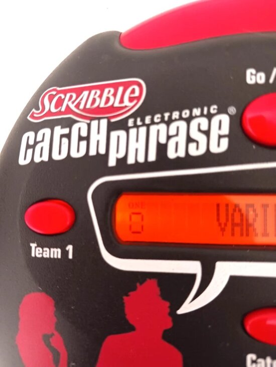 Scrabble Catch Phrase Hasbro Handheld Party Game 2004 Tested + Working - Picture 4 of 5